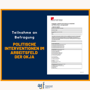 Teilnahme an Befragung: "Politische Interventionen im Arbeitsfeld  der OKJA"