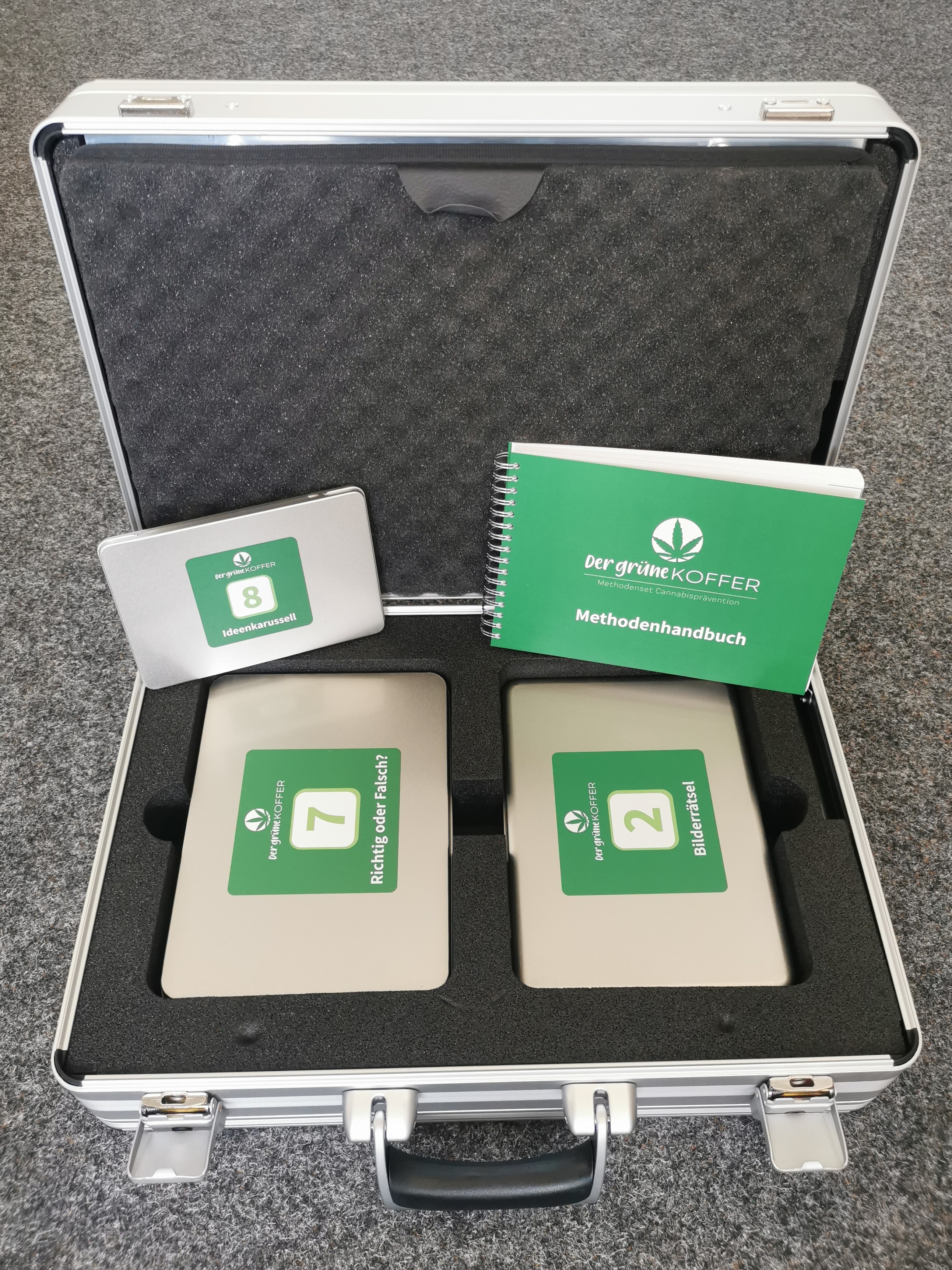 Der grüne Koffer – Methodenset Cannabisprävention